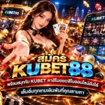 สมัคร KUBET88 พร้อมสนุกกับ KUBET คาสิโนออนาสิโนออนไลน์ดังได้ เต็มอิ่มทุกเกมเดิมพันที่คุณตามหา